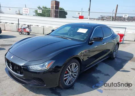 2016 Maserati Ghibli z USA, uszkodzony, nr VIN ZAM57XSAXG1176943
